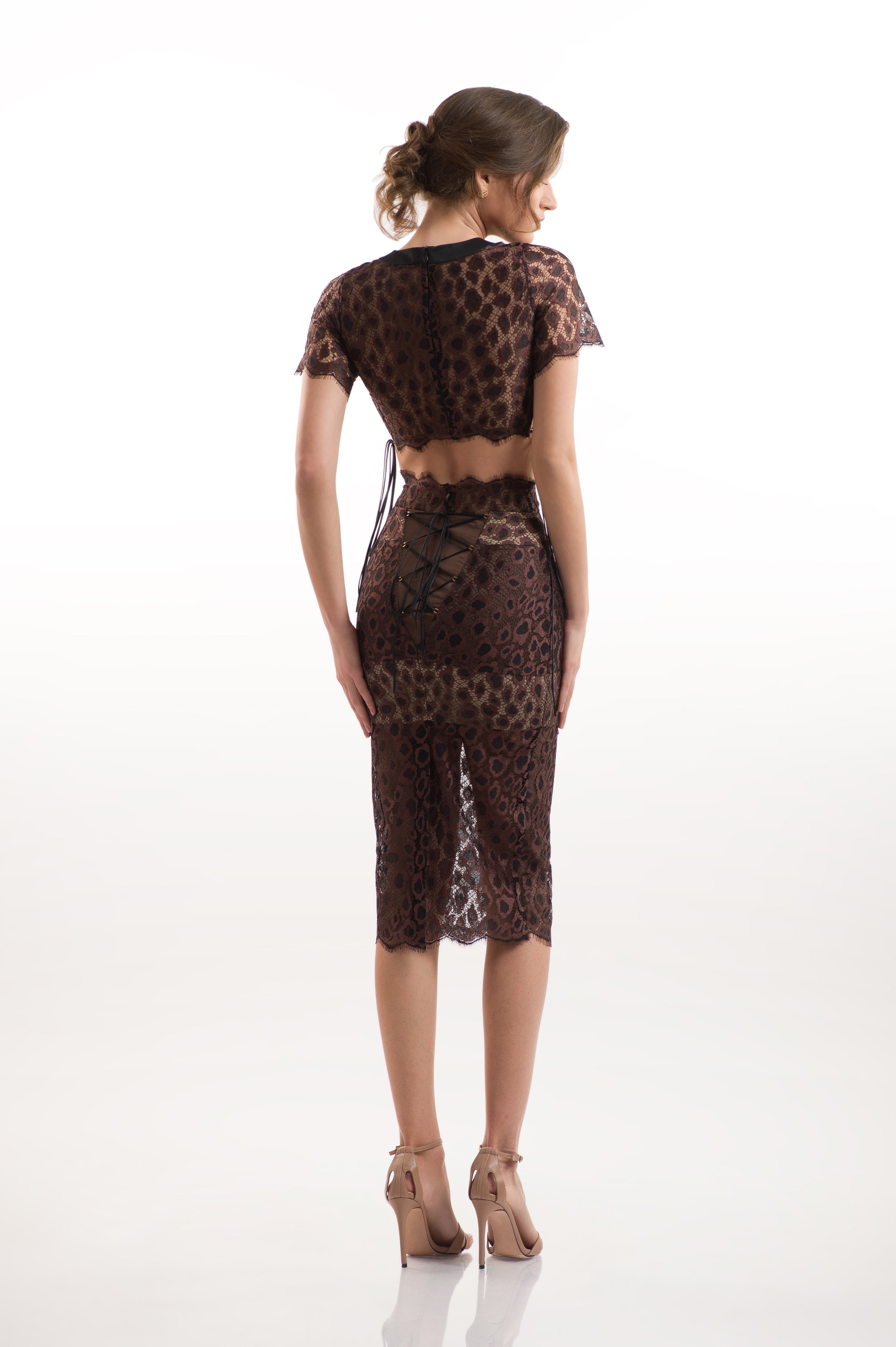 NOIR CHOCOLAT SKIRT